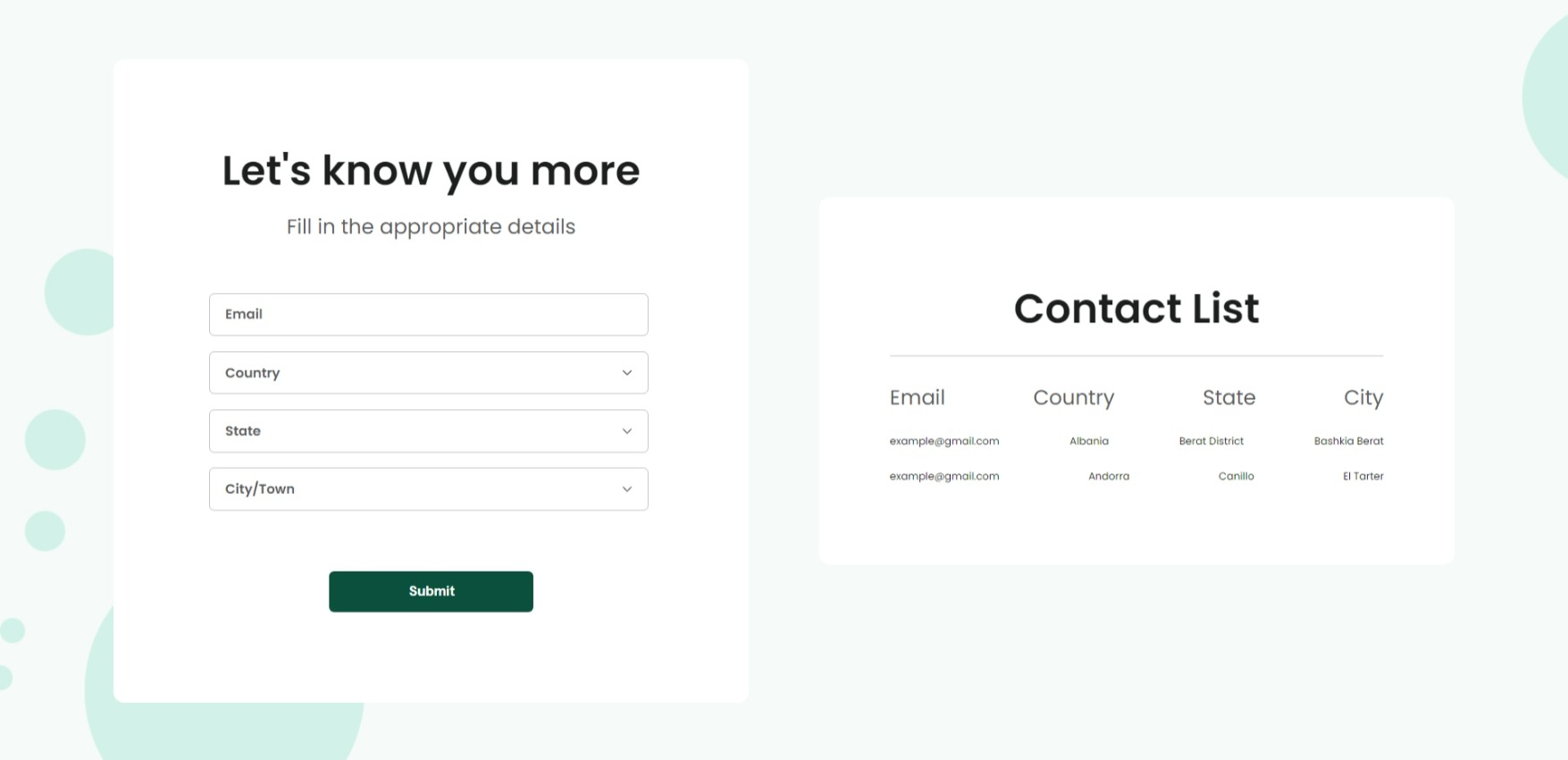 Contact Form